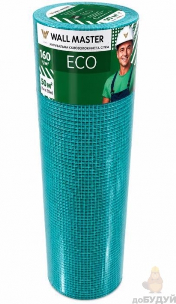 Сітка фасадна ЗЕЛЕНА (5х5) 160г WALLMASTER ECO GREEN (50 м2)