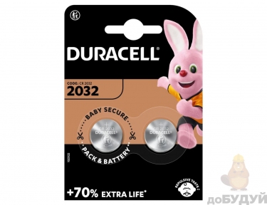 Батарейка DURACELL Lithum CR2032 3V