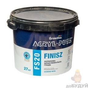 Шпаклівка ACRYL-PUTZ (Акрил путц) FS20 ФІНІШ 30 кг