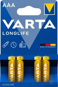 Батарейка VARTA LONGLIFE LR03 AAA (4шт)