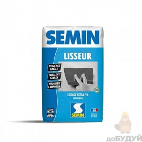 Шпаклівка готова фінішна Semin (Семін) LISSEUR (25 кг)