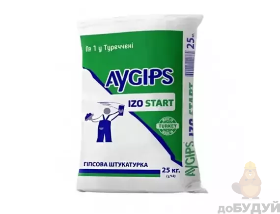 Штукатурка AYGIPS IZO (Айгіпс) старт (25 кг)