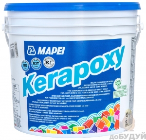 Затирка для швов MAPEI (Мапей) Kerapoxy эпоксидная черная (2кг) 