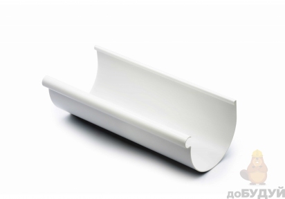 Ринва біла 130мм 3м RainWay (Ренвей)