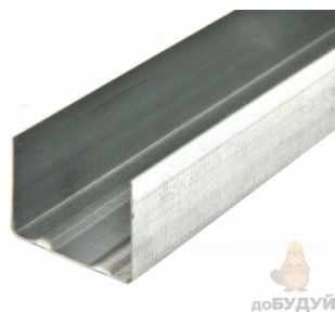Профіль KNAUF (Кнауф) UW75 4м (0,6мм) 