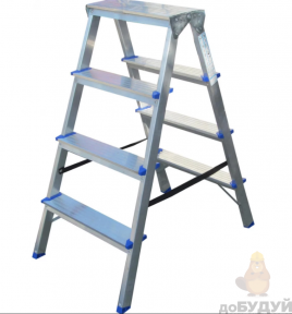 Лестница Бегемот двухсторонняя 4 ступеней ALD 125