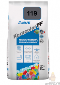 Затирка для швов MAPEI (Мапей) Keracolor FF 119 ALU/2