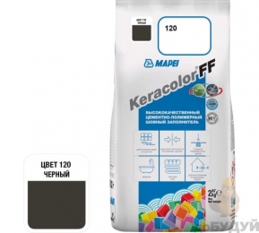 Затірка для швів MAPEI (Мапей) Keracolor FF 120 ALU/2 (чорний)