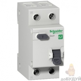 Диф. автоматичний вимикач Schneider (Шнайдер) 1P+N, 16А, 30мА, тип 