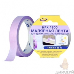 Стрічка малярська HPX 4800 19мм х 25 м SR1925