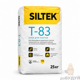 Клей для плитки Т-83 Siltek (Сілтек) (25кг)
