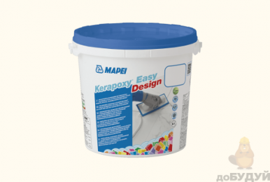 Затірка для швів MAPEI (Мапей) Kerapoxy Easy Design 111 епоксидна  (1,5кг)(Срібний сірий)