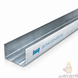 Профиль UW 75 KNAUF (0,6мм) 3м