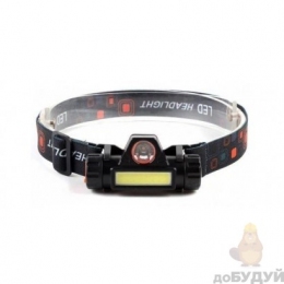 Ліхтарик RIGHT HAUSEN COMMANDO на лоб. 3W+1W Li-ion HN-313062