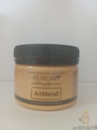 Акрилова декоративно-художня фарба AURUM світле золото 0,1 кг