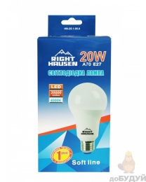 Лампа RIGHT HAUSEN LED Soft line A60 20W E27 4000K HN-251050