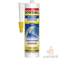 Герметик SOUDAL силікон санітар. (прозорий) 60 мл.